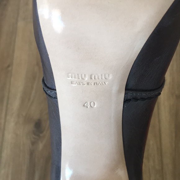 Miu Miu peep toe platform heel - Picture 5 of 6